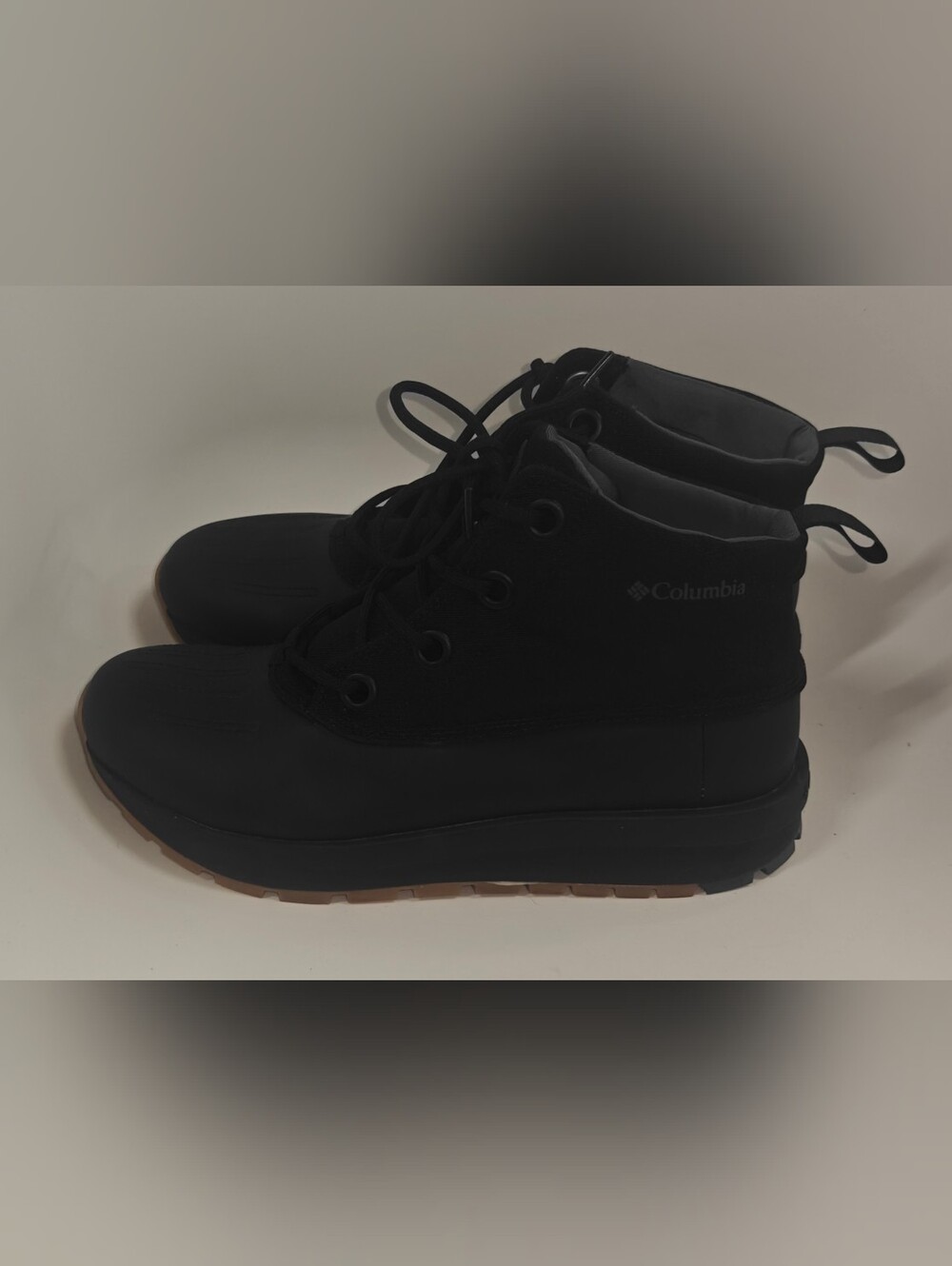 Columbia Moritza Shield Boots Womens 10.5 Black Waterproof Winter Duck Shoes